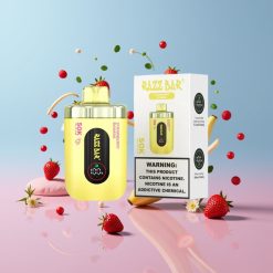 Razz Bar 50K Puffs Disposable Vape Jahoda Banán a Malina, 50000 Puffs, 1.0 Ohm, 650mAh