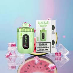 Razz Bar 50K Puffs Disposable Vape Vodný melón Ice 50000 Puffs 1.0 Ohm Mesh 650mAh
