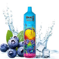 Vape Cigareta Cena čučoriedka na ľade - UWIN CRYSTAL 35k jednorazová vapa 0HZV0619