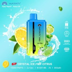 Vape Jednorázové Bez Nikotinu RHNN223 | Hayati Pro Ultra krištáľový ľad/ľadový citrus