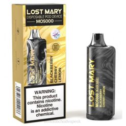 Vape Jednorázové Bez Nikotinu RHNN343 | LOST MARY MO5000 čerešňa čerešňa citrón čierne zlato 10ml