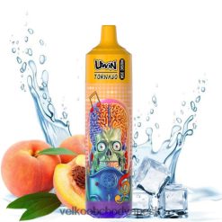 Vape Jednorazove letný broskyňový ľad - UWIN CRYSTAL 35k jednorazová vapa 0HZV0631