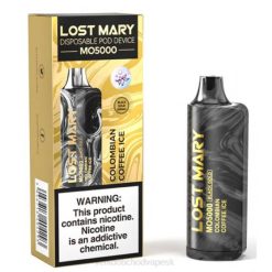 Vape Jednorazove RHNN344 | LOST MARY MO5000 kolumbijská ľadová káva čierne zlato 10ml