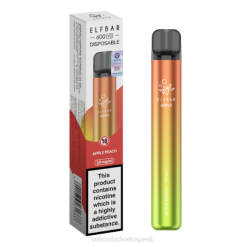Vape Lacno RHNN270 | ELFBAR 600V2 jablko broskyňa 20 mg