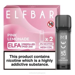 Vape Lacno RHNN320 | ELFBAR Elfa ružová limonáda naplnená tobolka - 2 ml - 20 mg (2 balenia)