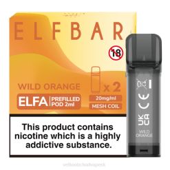 Vape Lacno RHNN340 | ELFBAR Elfa divoký pomaranč naplnená tobolka - 2 ml - 20 mg (2 balenia)