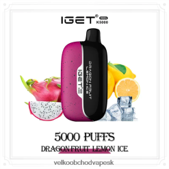 Vape Velkoobchod 2D8V2Z20 dračie ovocie citrónový ľad IGET Moon K5000