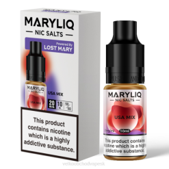Vape Velkoobchod RHNN462 | LOST MARY MARYLIQ USA mix nikelnaté soli - 10 ml - 20 mg
