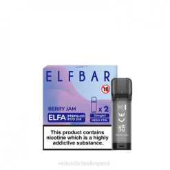 Veľkoobchod Vape SK RHNN341 | ELFBAR Elfa bobuľový džem naplnená tobolka - 2 ml - 20 mg (2 balenia)